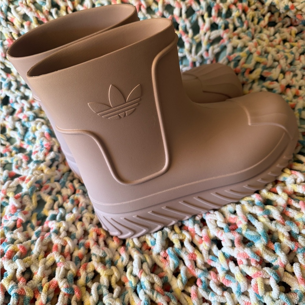 Adidas Light Tan Rubber Footwear